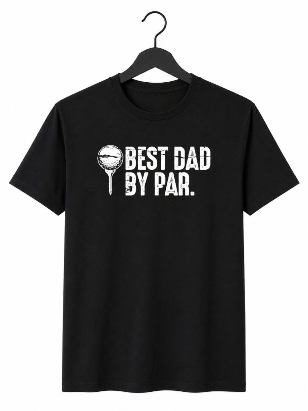 Best Dad by Par Graphic T Shirt, BLACK, Size XL